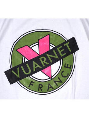 Vintage Vuarnet France T Shirt Mens Large Single Stitch Ski Surf Skate Beach 90s